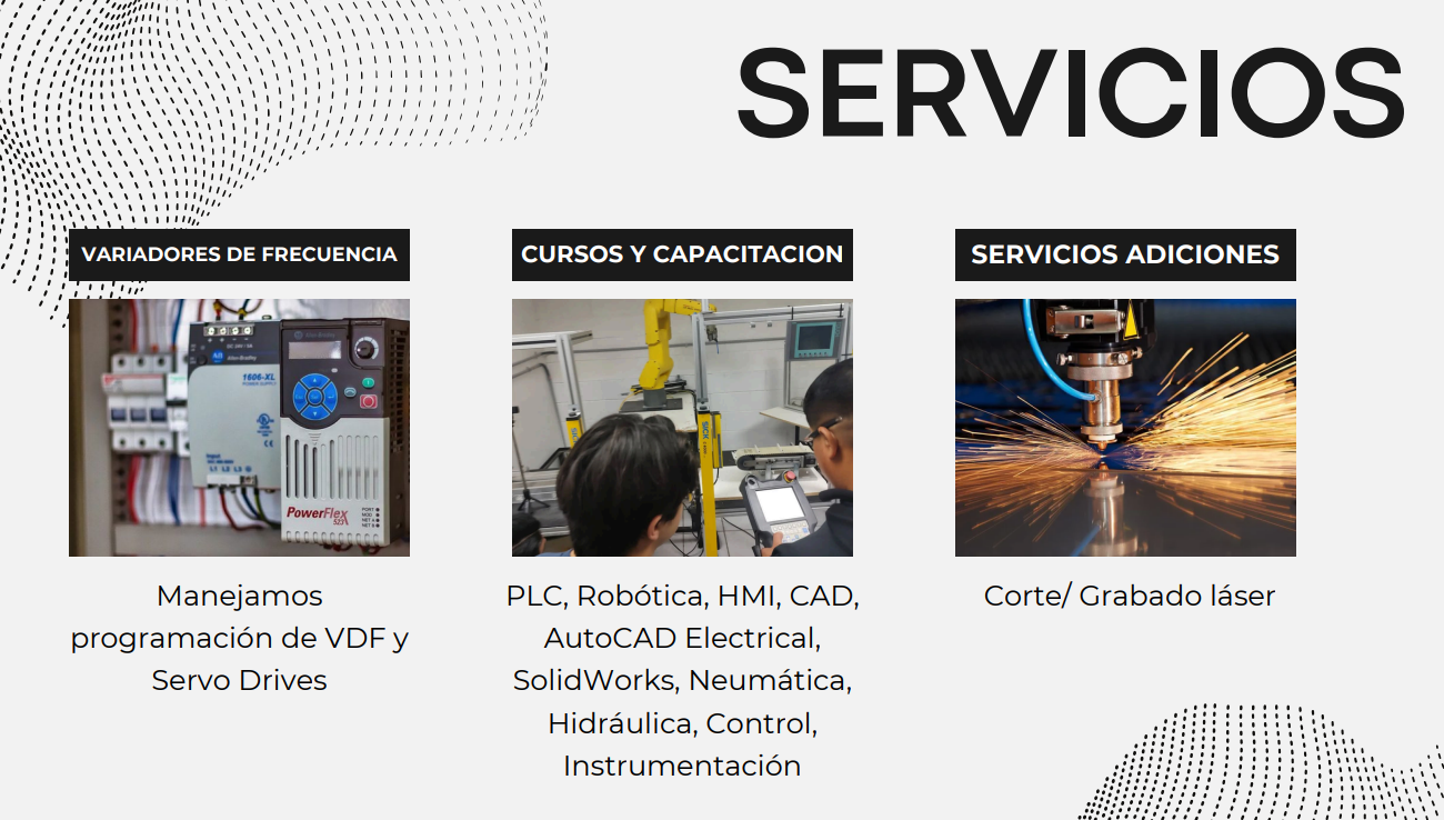 Capacitación técnica, diagnóstico y commissioning industrial.